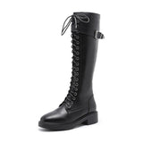 Women Long Boots High Boots Flat Boots Big Size