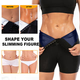 Slimming Shorts Waist Trainer Shapewear Tummy Hot Thermos Sweat Leggings Fitness Workout Sweat Sauna Pants Body Shaper