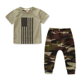 Little Kids' Summer Clothing Camouflage Set