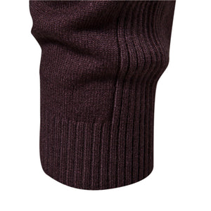 Men's Multicolor  Sweater With Mid Neck And Slim Trim