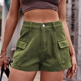 The Denim Cargo Shorts Pants
