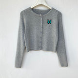Girl Loose Lazy College Style Cardigan Coat