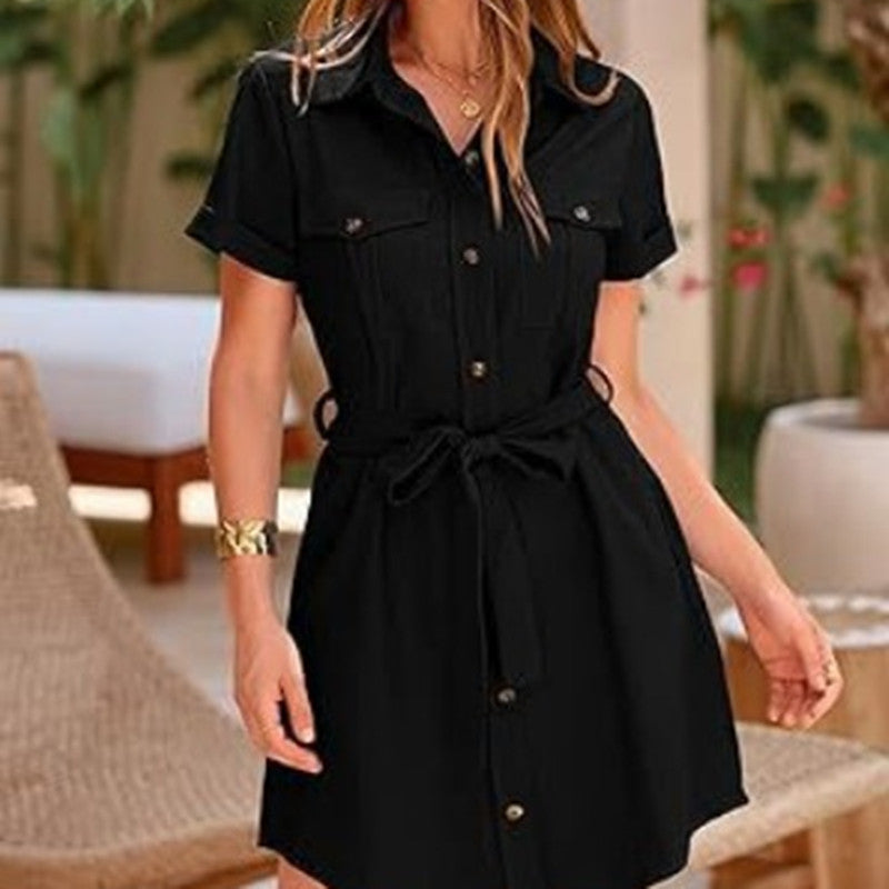 Robe-chemise classique pour femme