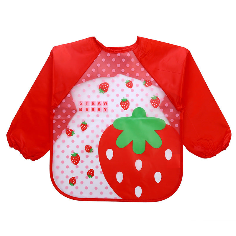 Long Sleeve Kids Waterproof Meal Baby protective Apron