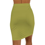 Women's Mid-Waist Pencil Skirt (AOP)