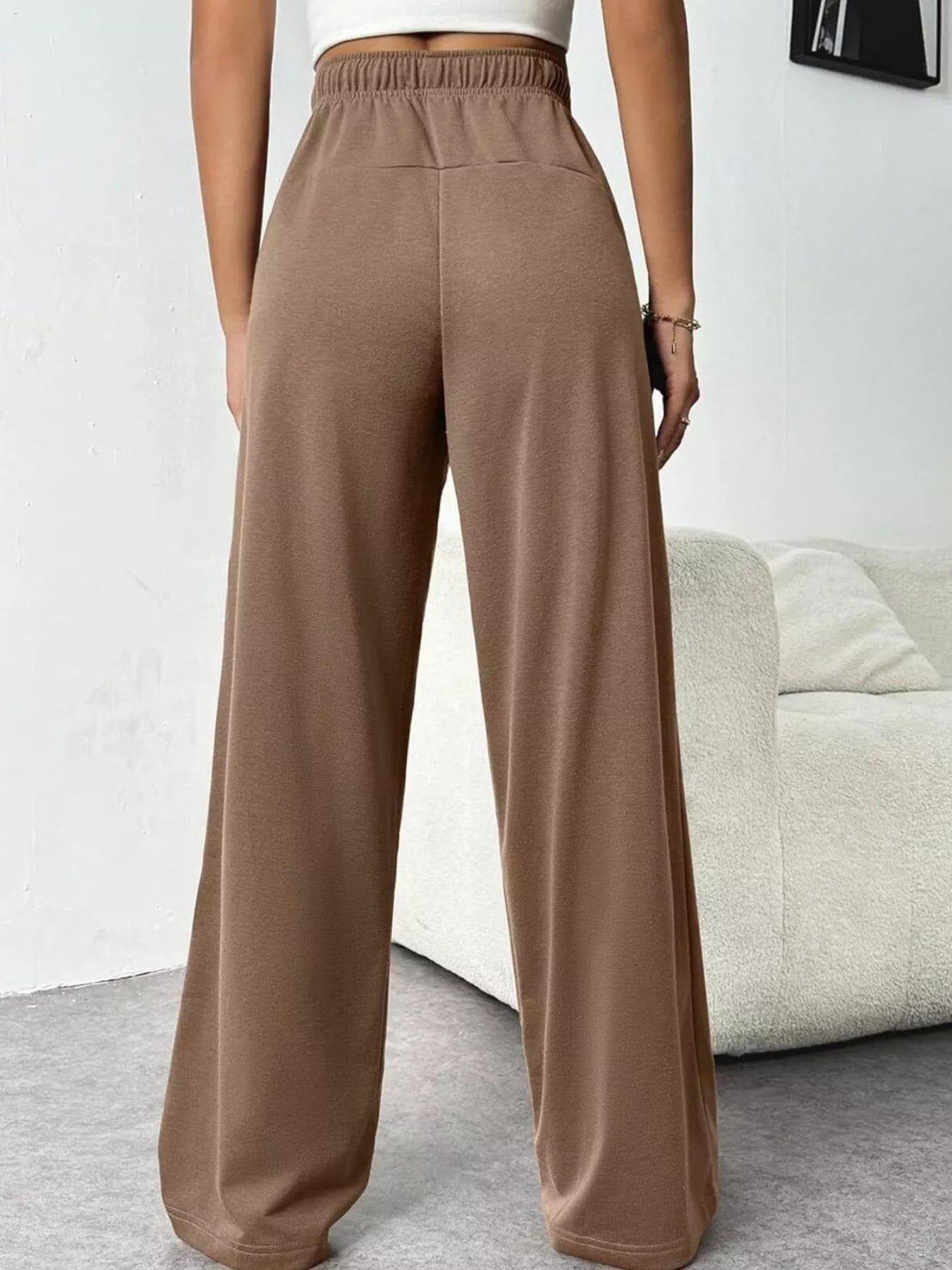 Shop Drawstring Wide Leg Pants - Women's Fashion | Akatonbo