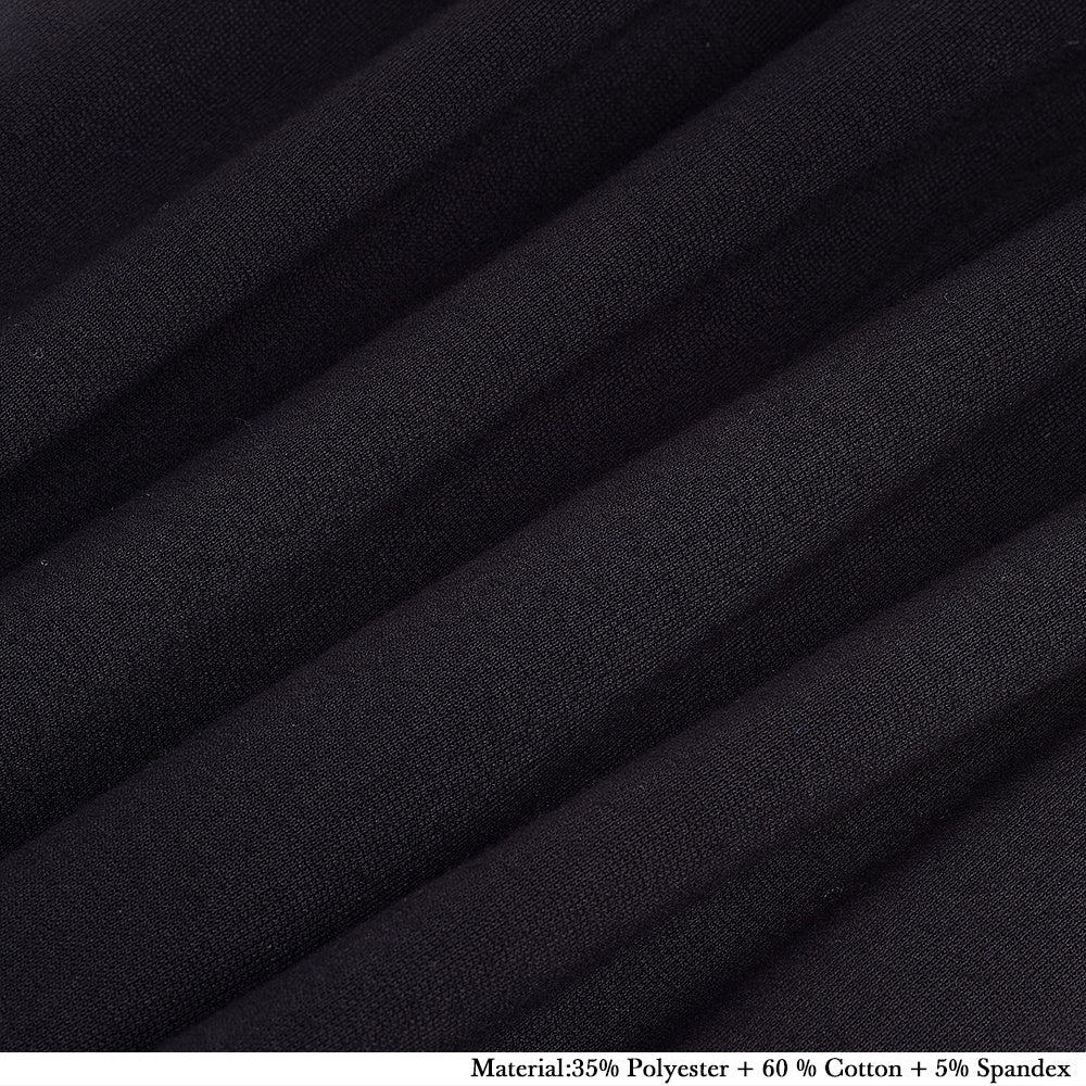 Women's Dress Retro Hollow Stand Collar Hit Color OL Office Slim Pencil Skirt