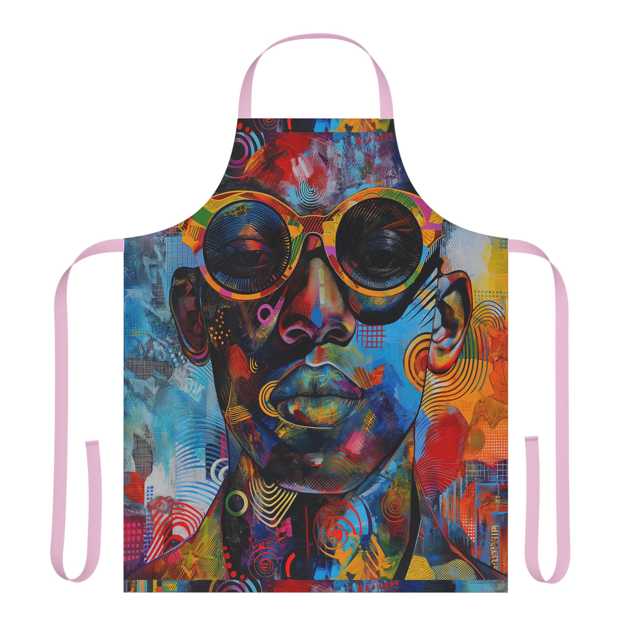 Apron, 5-Color Straps (AOP)