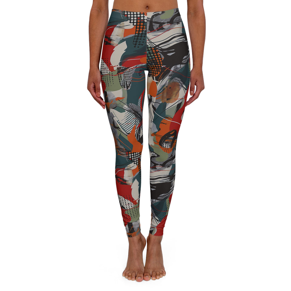 Women's Casual Spandex Leggings (AOP)