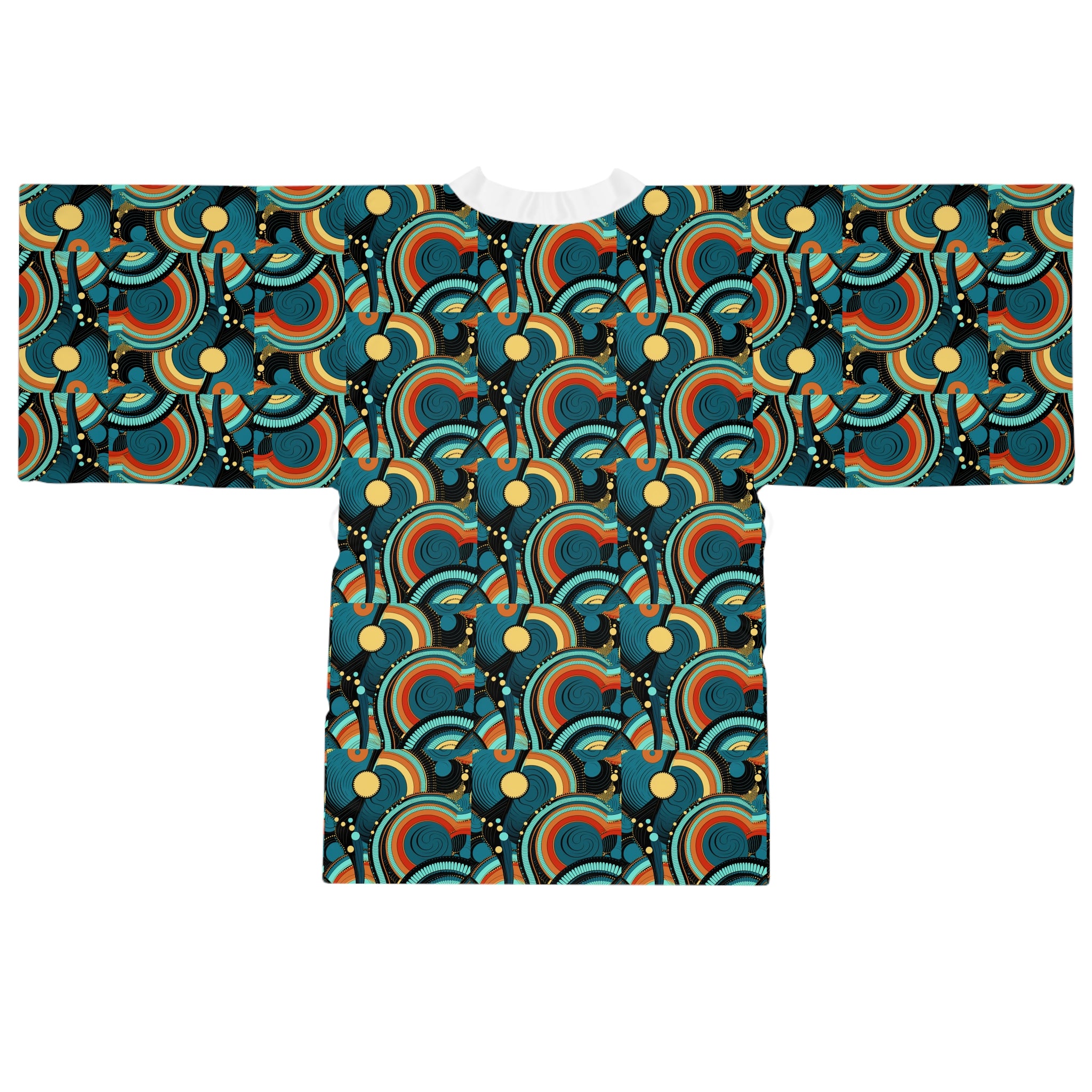 Long Sleeve Kimono Robe (AOP)