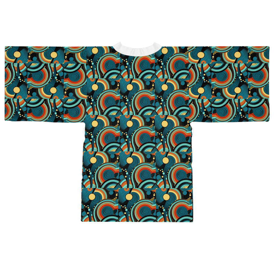 Long Sleeve Kimono Robe (AOP)
