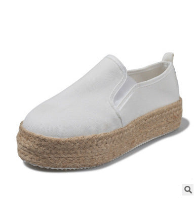 Casual student retro Rome plus size single shoes