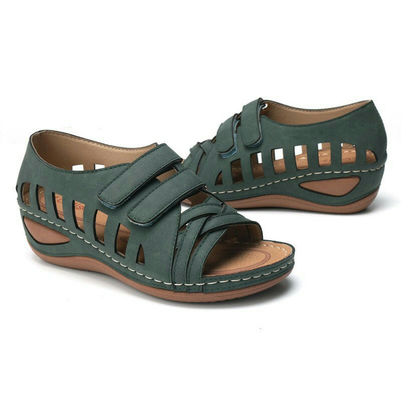 Velcro PU rubber women's shoes