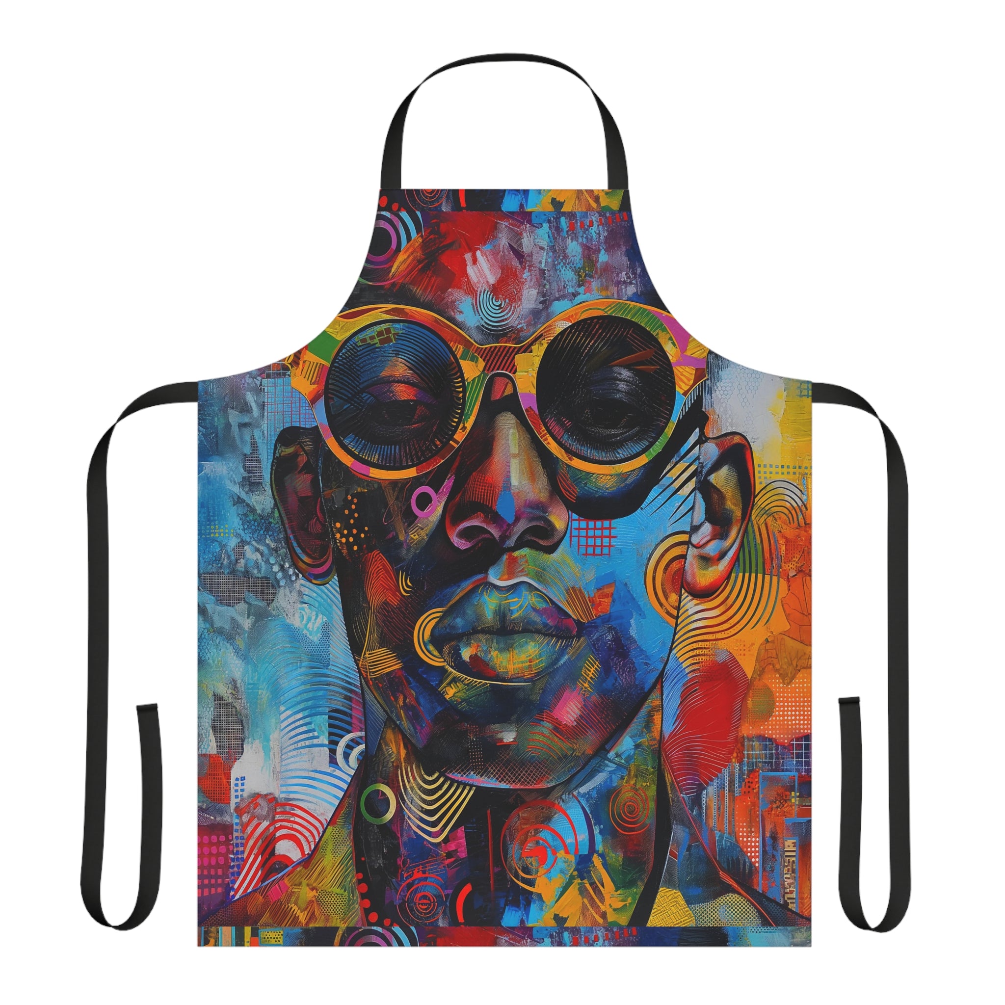 Apron, 5-Color Straps (AOP)