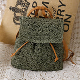 Beach holiday straw bag