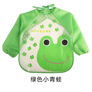 Long Sleeve Kids Waterproof Meal Baby protective Apron