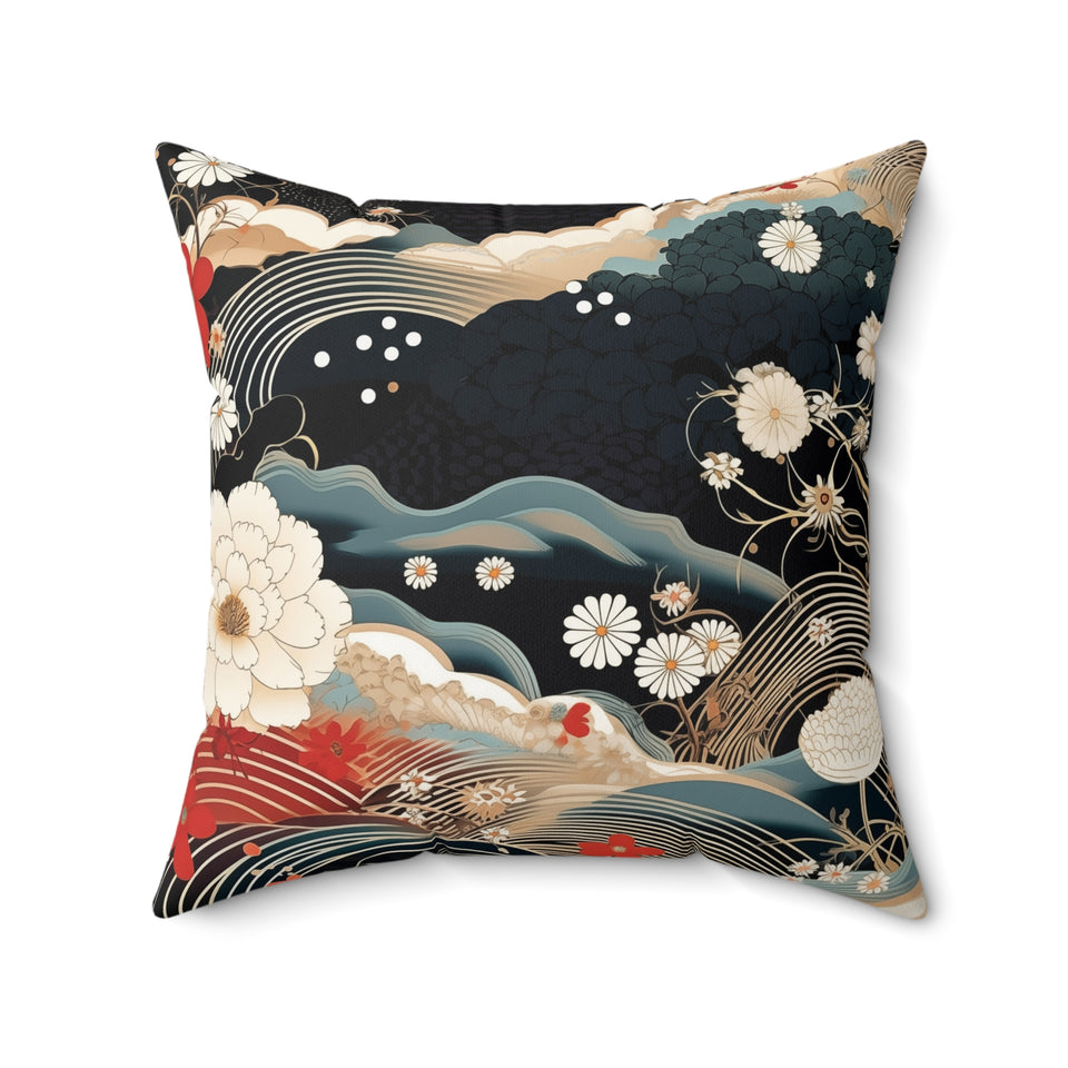 Spun Polyester Square Pillow