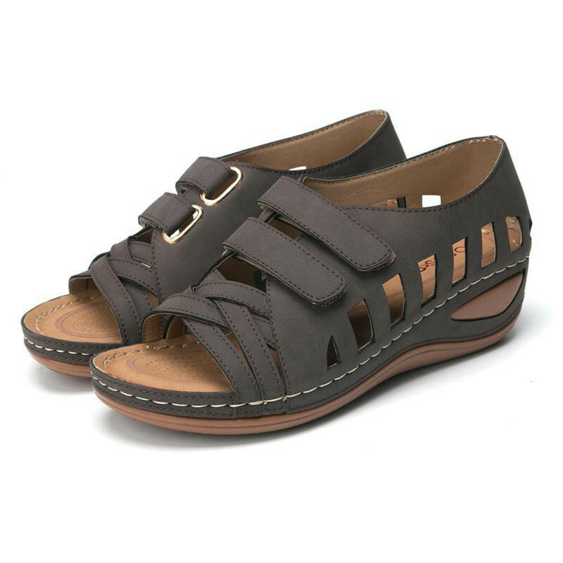 Velcro PU rubber women's shoes