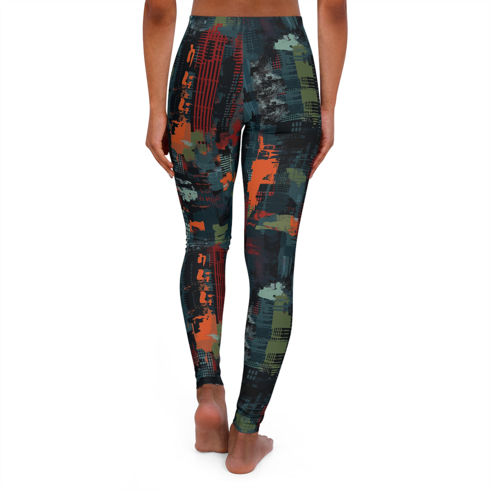 Women's Casual Spandex Leggings (AOP)