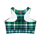 Fully Lined, Padded Sports Bra (AOP)