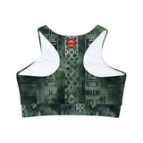 Fully Lined, Padded Sports Bra (AOP)