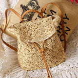 Beach holiday straw bag