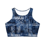 Fully Lined, Padded Sports Bra (AOP)