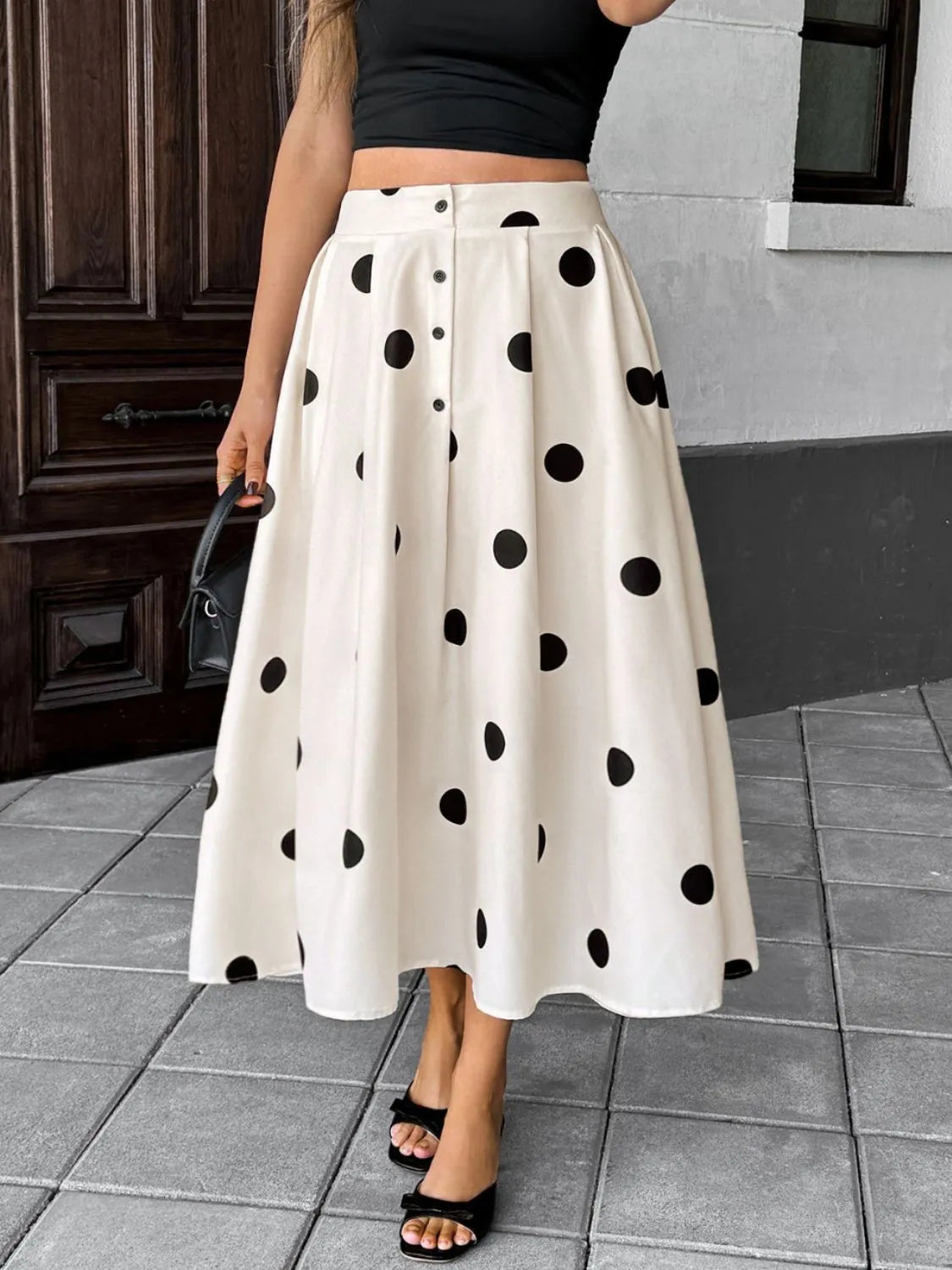 Shop Polka Dot Skirt - Women's Fashion | Akatonbo