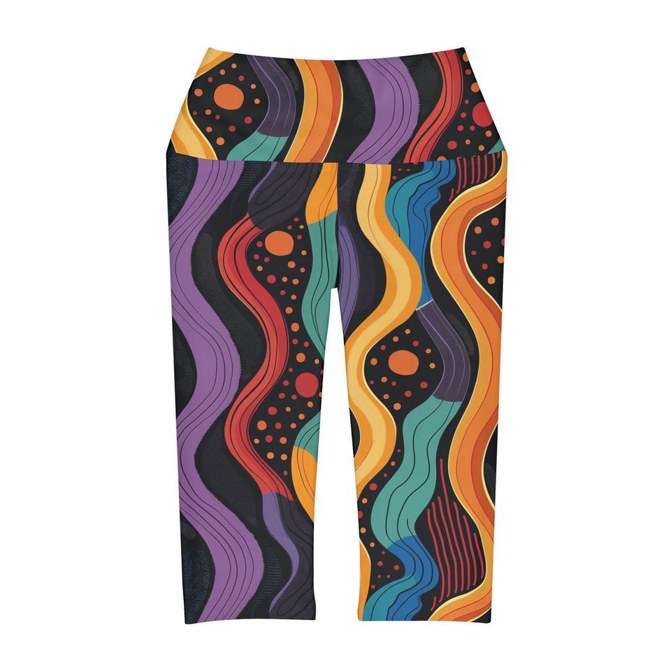 Yoga Capri Leggings (AOP)