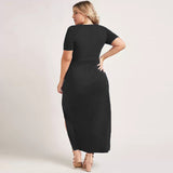 Plus Size Classic Wrap Dress