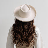 Wool Top Hat Vintage Curling Woolen Women's Felt Cap