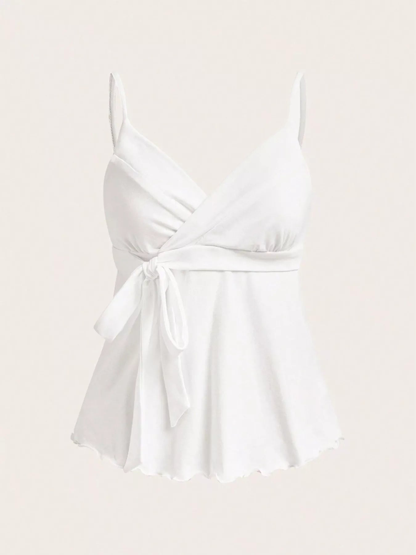 Shop Wrap Tie Surplice Cami - Women's Fashion | Akatonbo