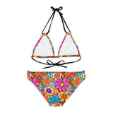 Strappy Bikini Set (AOP)