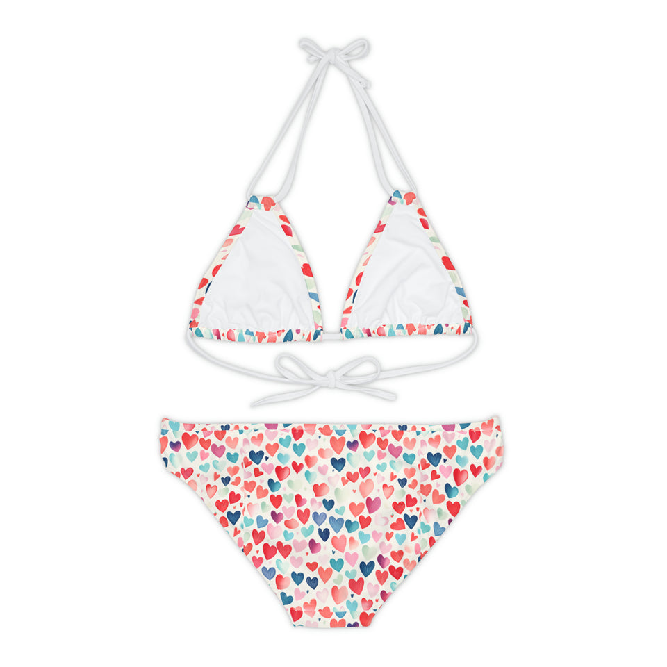 Strappy Bikini Set (AOP)