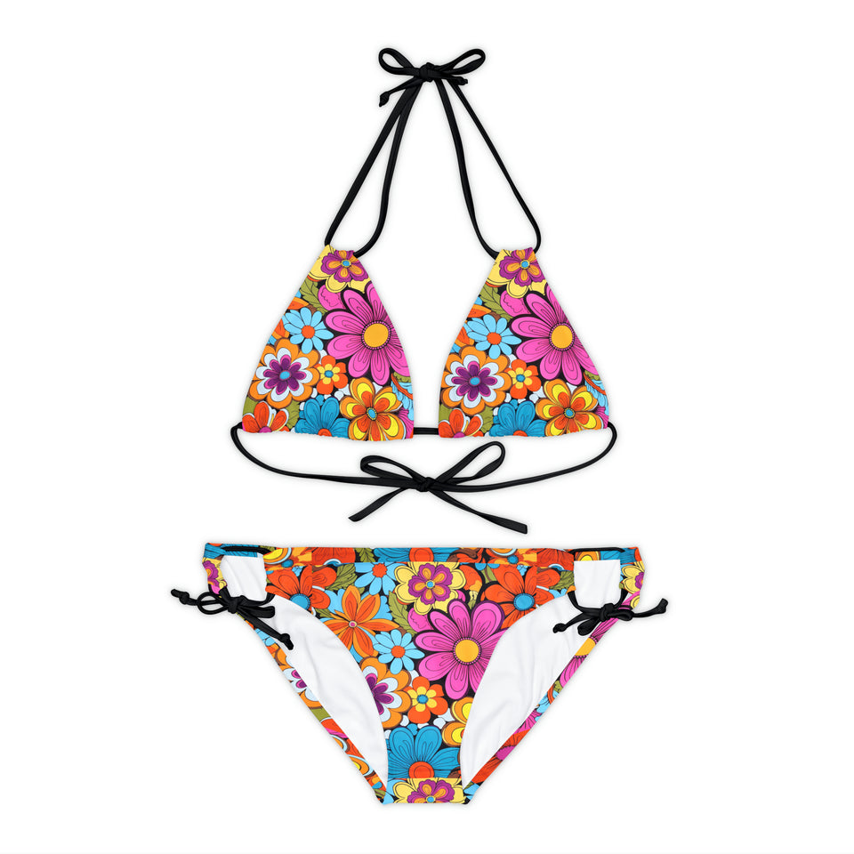 Strappy Bikini Set (AOP)