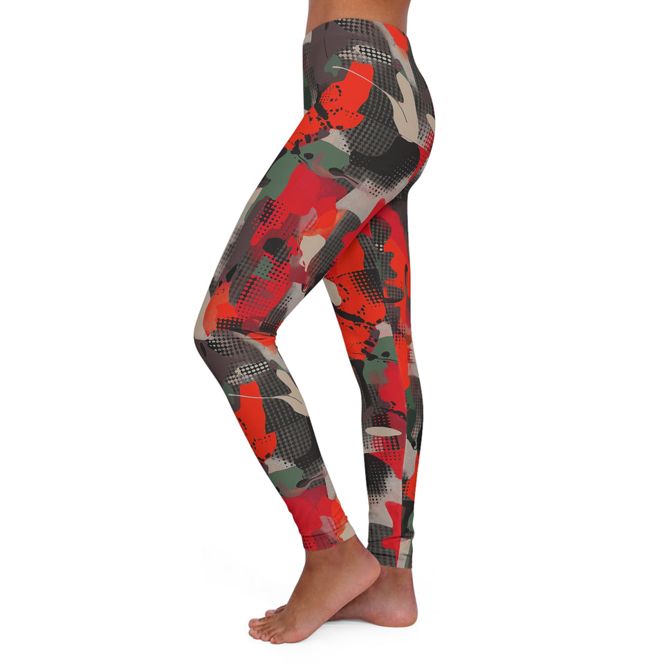 Women's Casual Spandex Leggings (AOP)