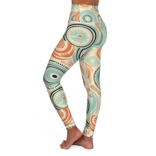 High Waisted Yoga Leggings (AOP)