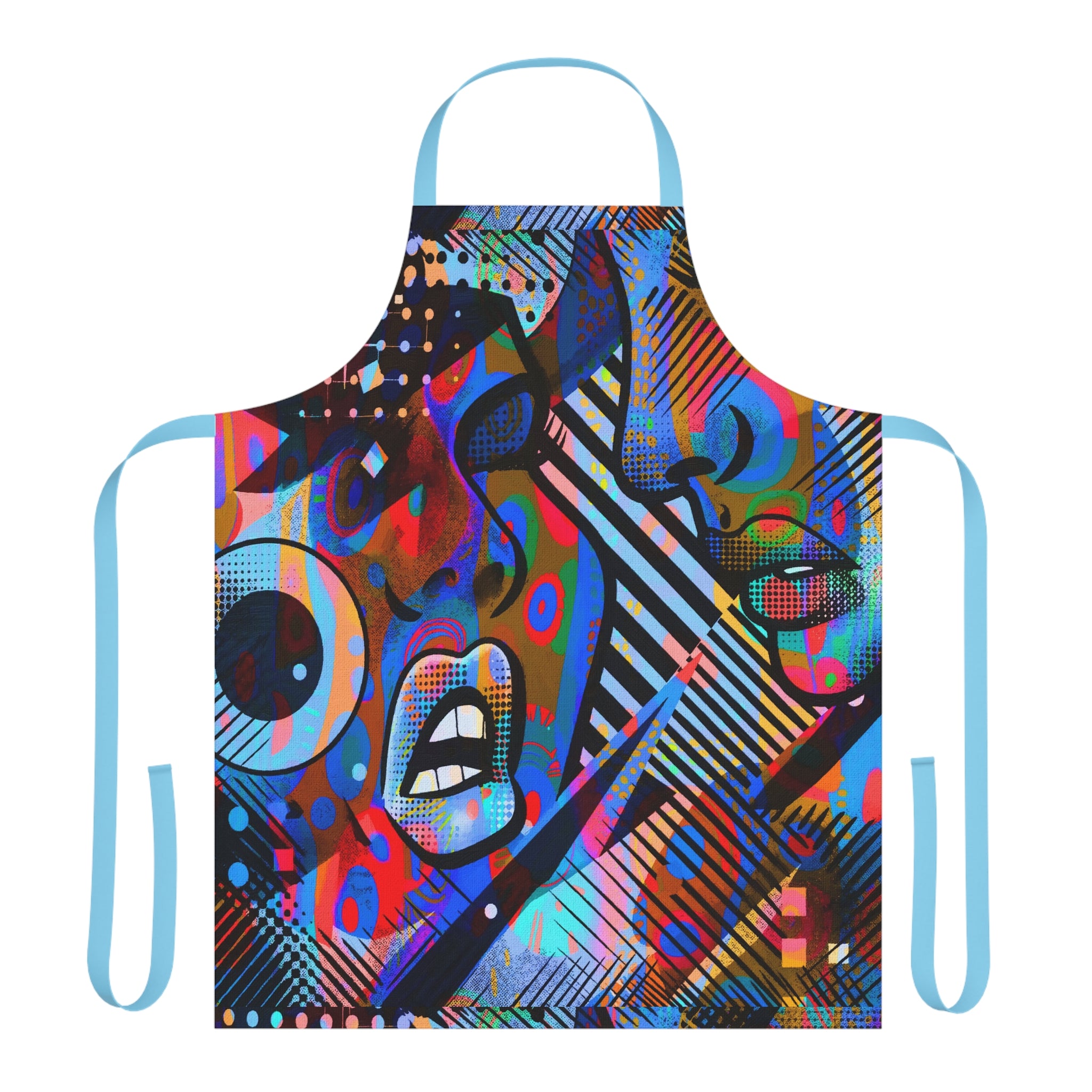 Apron, 5-Color Straps (AOP)