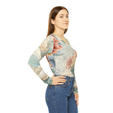 Women's Long Sleeve V-neck Shirt (AOP)