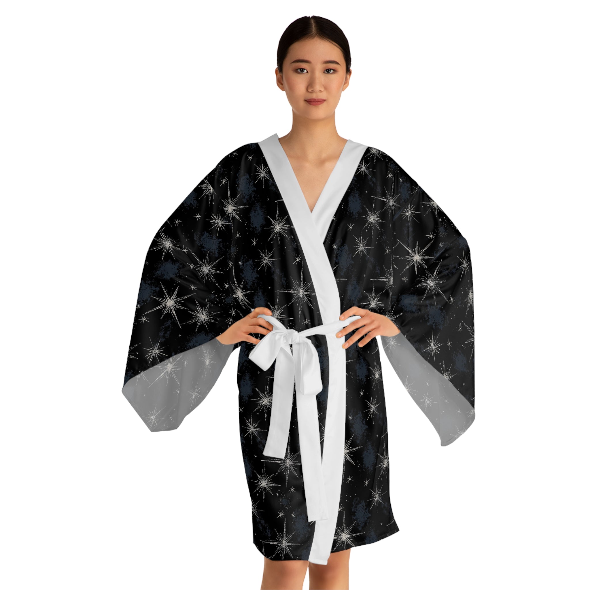Long Sleeve Kimono Robe (AOP)