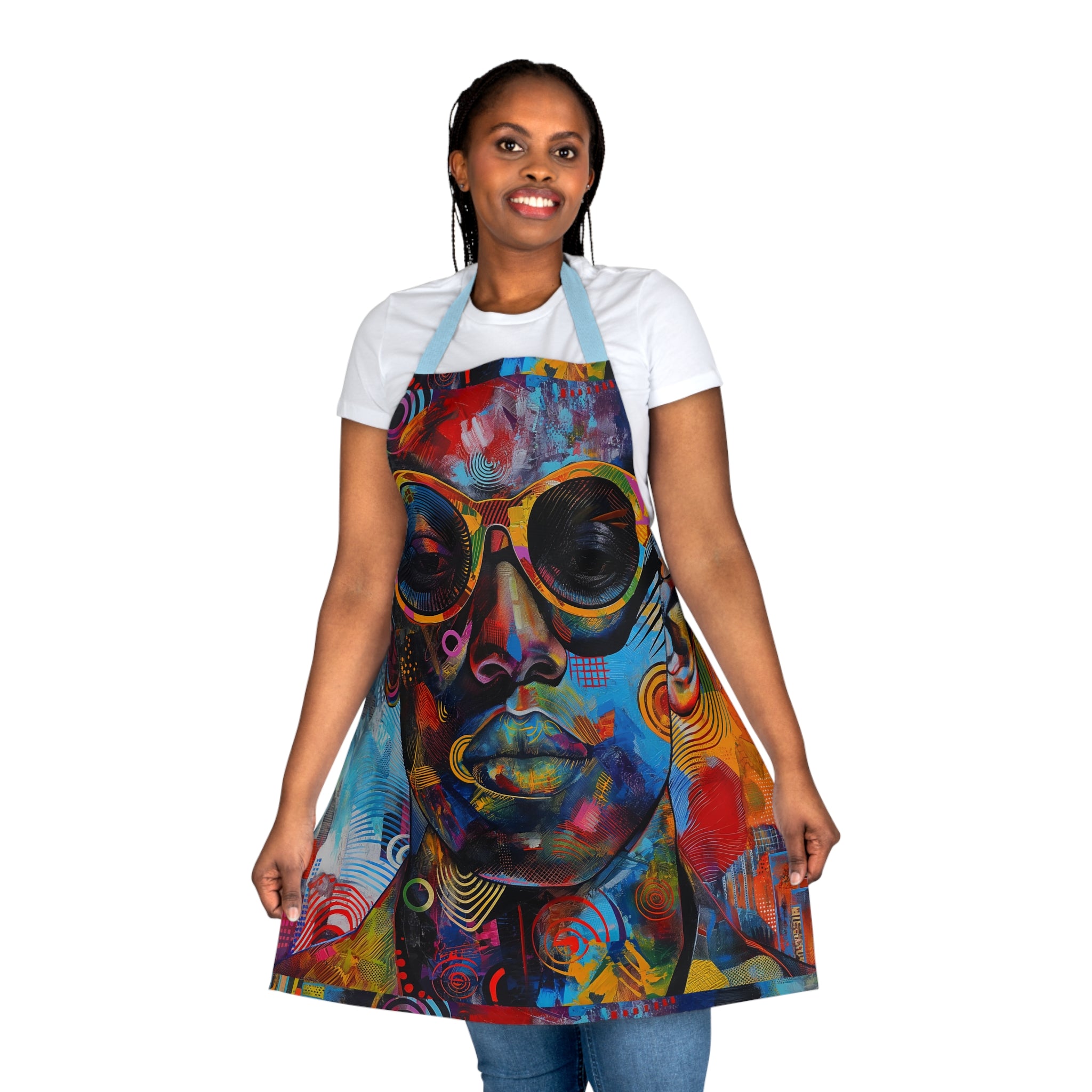 Apron, 5-Color Straps (AOP)