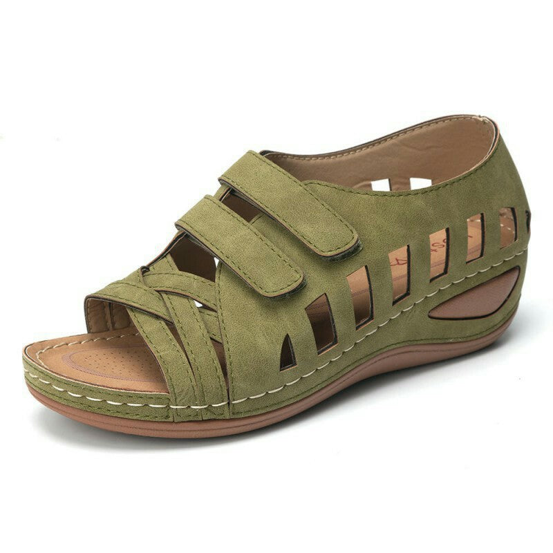 Velcro PU rubber women's shoes