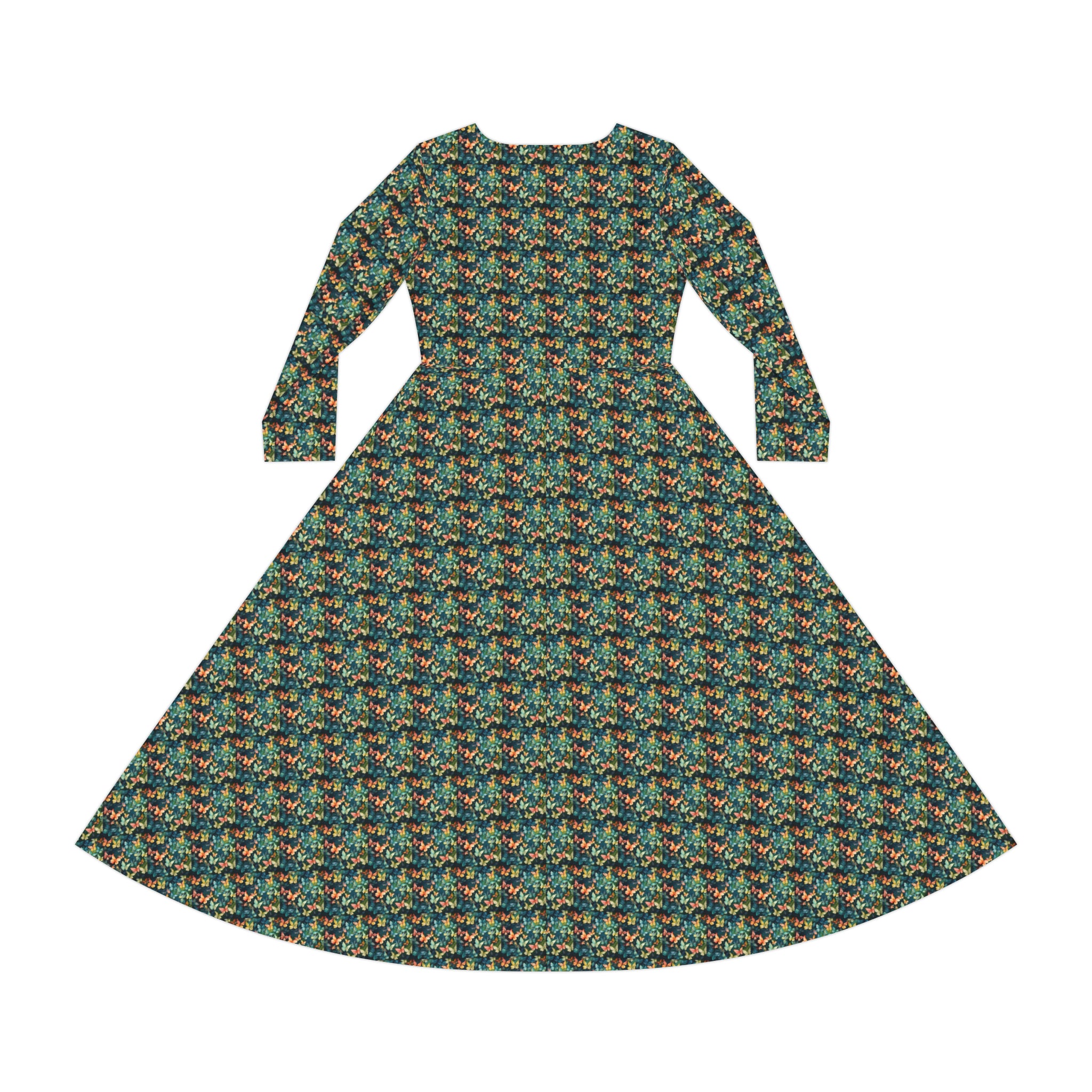 Women's Long Sleeve Dance Dress (AOP)