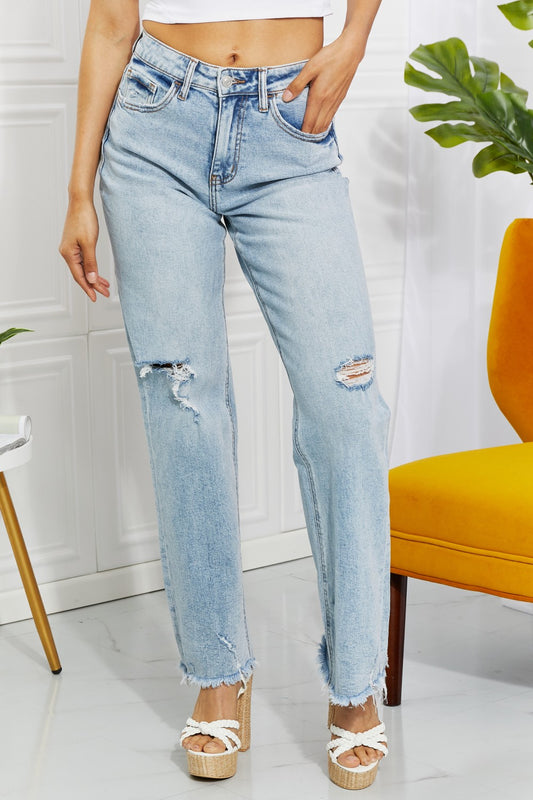 Shop Vervet by Flying Monkey Full Size Allie 90's Dad Jean - Women's Fashion | Akatonbo