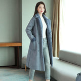 Lamb wool coat women