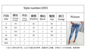 Women's Jeans Trendy High Waist Beaded Skinny Tapered Pants