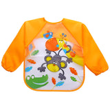 Long Sleeve Kids Waterproof Meal Baby protective Apron