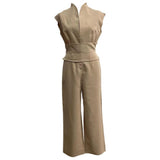 Fashionable Women's New Solid Wide Leg Jumpsuit
