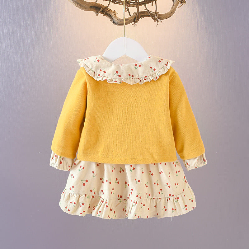 Baby Girl Autumn Clothing dress set