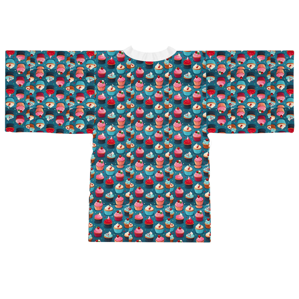 Long Sleeve Kimono Robe (AOP)